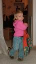 Eliana with the bag fairy bag… “No Mama!  My Bag!”